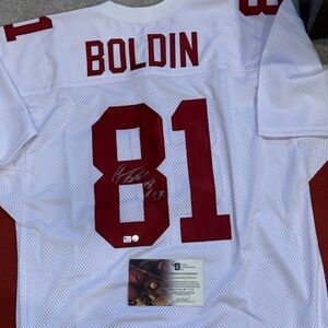 Arizona cardinals custom made signed Anquan Boldin rookie of the year jersey